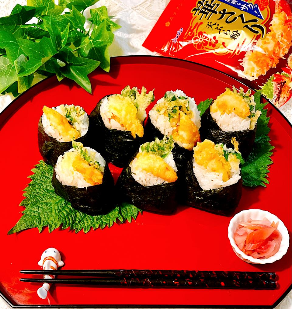 🌿𓈒日曜日ランチ《天むす》作りました🍙